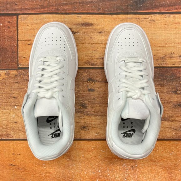 Nike Women's Air Force 1 Shadow (Triple White) - Picture 5 of 10